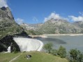 Barrage et lac d'Émosson. Au fond, le barrage du Vieux Émosson Barrage et lac d'Émosson. Au fond, le barrage du Vieux Émosson