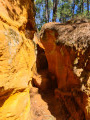 Die Ockerfelsen von Mormoiron und die Schlucht der Sitos Les ocres de Mormoiron