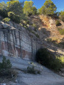 Der rote Marmorsteinbruch, bekannt als Carrière du Roy La carrière de marbre rouge dite Carrière du Roy