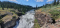 Wasserfall am Gardner River Cascade sur Gardner River