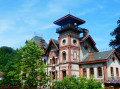 Abtei von Aulne, Bois du Grand Bon Dieu und Hourpes durch den Wald Abbaye d'Aulne, Bois du Grand Bon Dieu et Hourpes par la forêt