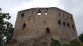 Schlösser von Andlau und Spesbourg von Mittelbergheim aus gesehen Châteaux d'Andlau et du Spesbourg depuis Mittelbergheim