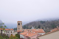 Die Ribera de Fillols, der Coll de Milleres, Fillols von Corneilla aus La Ribera de Fillols, Le Coll de Milleres, Fillols depuis Corneilla