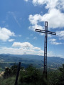 Kreuz von Saint-Pancrace von Suze aus Croix de Saint-Pancrace depuis Suze