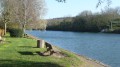 Die Hänge der Marne in Dampmart Les coteaux de la Marne à Dampmart
