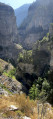 Die Schluchten von St-Pierre und die Tour de la Femme Couchée Les Gorges de St-Pierre et le tour de la Femme Couchée