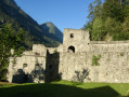 La Citadelle de Lienzer Klause en longeant la rivière Drave La Citadelle de Lienzer Klause en longeant la rivière Drave