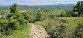 Sommet de Sigaud et ligne de crête depuis Lagorce