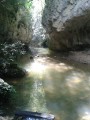 Die Schluchten der Nesque über Monieux Les Gorges de la Nesque par Monieux