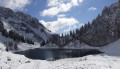 Lac d'Arvouin sous la neige