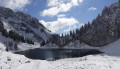 Lac d'Arvouin sous la neige Lac d'Arvouin sous la neige