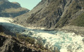 Der Fox-Gletscher durch den Minnehaha-Wald Le Fox Glacier par la forêt Minnehaha