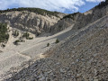Der Mont Ventoux vom Campingplatz Mont Serein aus Le Mont Ventoux depuis le camping du Mont Serein