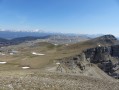 Die Bergkämme des Serre de Montué Les Crêtes du Serre de Montué