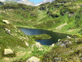 Lac de Pormenaz à partir du Mont et par les Chalets de Pormenaz Lac de Pormenaz à partir du Mont et par les Chalets de Pormenaz