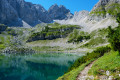 Der Drachensee über den Seebensee Le Drachensee par le Seebensee