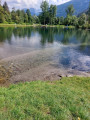 Der kleine See von Ainet (Osttirol) Le petit Lac d'Ainet (Tyrol Oriental)