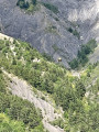 Gedenkstrecke in Le Vernet im Zusammenhang mit dem Unglück der Germanwings 4U9525 Parcours de mémoire au Vernet lié au drame de la Germanwings 4U9525