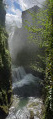 Rivière Saine au long des gorges de la Langouette et de Malvaux