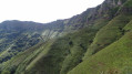 Die Bergkämme von Iparla von Urdoz aus gesehen Les crêtes d'Iparla depuis Urdoz