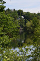 Burg Reinhardstein und See von Roberville Château de Reinhardstein et Lac de Roberville