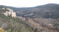 L'ermitage de Saint-Ferreol depuis Saint-Privat-de-Champclos