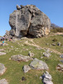 Der Mondarrain vom Dorf Itxassou aus, Rückweg über den Col d'Atharri Le Mondarrain depuis le village d'Itxassou, retour par le Col d'Atharri