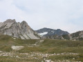 Lacs du Chardonnet beim Hinaufsteigen über Parafour Lacs du Chardonnet en montant par Parafour