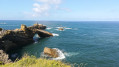An der Küste von Biarritz Sur les bords du littoral de Biarritz