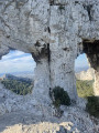 Rocher des Deux Trous, Mont Gaussier und Lac du Peirou über die Leitern Rocher des Deux Trous, Mont Gaussier et Lac du Peirou par les échelles