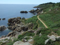 Anse de Poulguin und Küstenweg bei Port Manec'h Anse de Poulguin et sentier côtier par Port Manec'h
