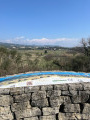 Tour durch die Weinberge von Vacqueyras Parcours dans le vignoble de Vacqueyras