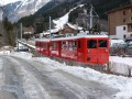 Train au départ pour la mer de Glace Train au départ pour la mer de Glace