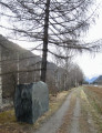 Von Sankt-Johann nach Huben, der Skulpturenweg entlang der Isel De Sankt-Johann à Huben, le chemin des sculptures le long de l'Isel