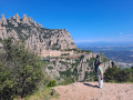 Boucle depuis le monastère de Montserrat jusqu'au belvédère mont St Jeroni