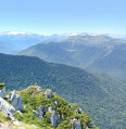 Pic de l'Escalette vom Col de Menté aus Pic de l'Escalette depuis le Col de Menté