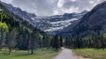 Der Kar von Gavarnie über das Plateau de Bellevue Le cirque de Gavarnie par le plateau de Bellevue