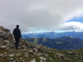 Vue sur les Alpes Suisses peu avant le sommet
