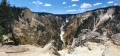 Artist Point und Yellowstone River Artist Point et Yellowstone River
